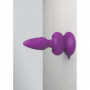 Plug anale vibrante in silicone vibratore anal butt con ventosa telecomando sex