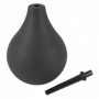 Set anal plug con pietra stimolatore doccia intima in silicone kit sex toys nero