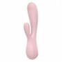 Vibratore vaginale doppio in silicone satisfyer mono flex con stimolatore clitoride