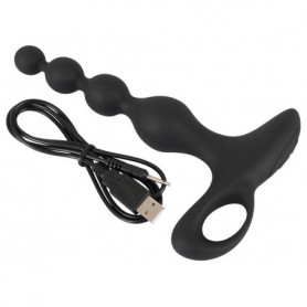 Vibratore anale dildo fallo vibrante anal butt plug stimolatore ricaricabile