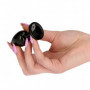 Plug anale butt anal dildo con pietra diamante in vetro sex toy fallo nero mini