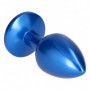 fallo Plug anale dildo con pietra butt anal diamante in vetro sex toy blu mini