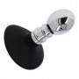 Plug anale in metallo butt anal dildo stimolatore con ventosa fallo stimolatore