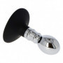 Plug anale in metallo butt anal dildo stimolatore con ventosa fallo stimolatore