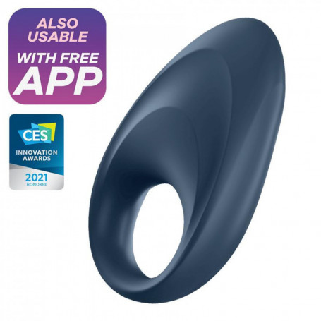 Anello fallico vibrante satisfyer con app ricaricabile cock ring in silicone per pene