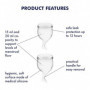 Coppette per ciclo mestruale donna Feel Secure Satisfyer in silicone