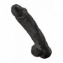 dildo fallo maxi realistico vaginale king cock 14 nero xxl con ventosa enorme