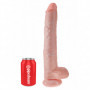 Fallo grande vagìnale realistico king cock 14 maxi con ventosa dildo enorme big