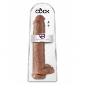 Dildo vaginale anale realistico maxi enorme king cock 15 fallo con ventosa big