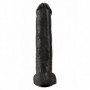 fallo vaginale anale realistico maxi nero king cock 15 dildo con ventosa grande