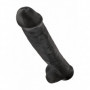 fallo vaginale anale realistico maxi nero king cock 15 dildo con ventosa grande