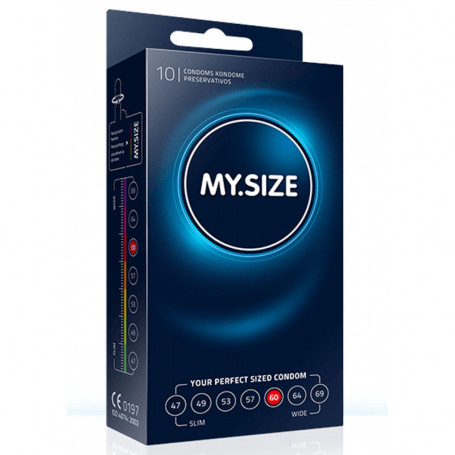 Preservativi condom profilattici MY.SIZE 60mm Condoms 10pcs