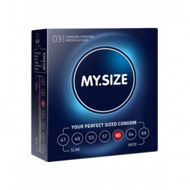 Preservativi condom profilattici MY.SIZE 60mm Condoms 3pcs