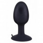 plug anale in silicone tappo anal fallo nero morbido con ventosa dildo grande