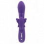 vibratore rabbit riaricabile dildo in silicone fallo vaginale doppio stimolatore