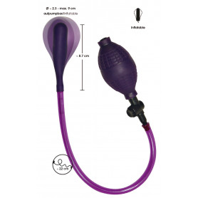 Fallo anale gonfiabile anal balloon pump up purple