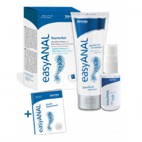 set 2 pz lubrificante gel intimo a base acqua e silicone spray anale rilassante