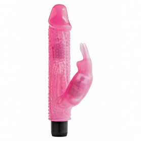 Vibratore vaginale rabbit in silicone stimolatore clitoride dildo ricaricabile