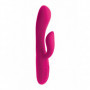 Vibratore rabbit stimolatore clitoridev aginale dildo ricaricabile in silicone