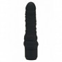 vibratore intimo realistico anale vaginale fallo vibrante dildo in silicone nero