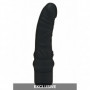 vibratore intimo realistico anale vaginale fallo vibrante dildo in silicone nero