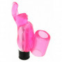 vibratore da dito stimolatore vibrante clitoride vaginale rabbit in silicone