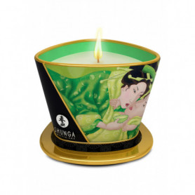 candela per massaggio corpo al tè verde olio da massaggio erotico e sensuale