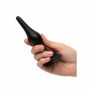 plug anale con ventosa in silicone tappo anal butt dilatatore fallo nero morbido