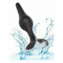 plug anale con ventosa in silicone tappo anal butt dilatatore fallo nero morbido