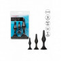 plug anale con ventosa in silicone tappo anal butt dilatatore fallo nero morbido