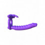 fallo vibrante rabbit stimolatore clitoride dildo in silicone doppio indossabile