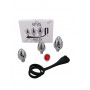 plug anale con anello fallico pene anal butt contro eiaculazione precoce 3 pz