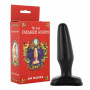 plug anale con ventosa stimolatore anale in gomma tappo fallo nero morbido