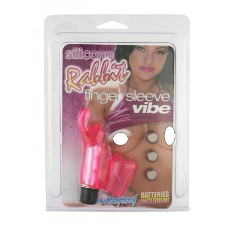 vibratore da dito stimolatore vibrante clitoride vaginale rabbit in silicone