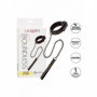 Collare con guinzaglio sexy nero regolabile bondage costrittivo sadomaso bdsm