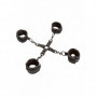 kit 4 manette e cavilgliere bondage sexy costrittivo regolabili sadomaso bdsm