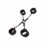kit 4 manette e cavilgliere bondage sexy costrittivo regolabili sadomaso bdsm