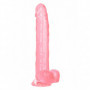 fallo realistico maxi dildo stimolatore anale e vaginale con ventosa e testicoli