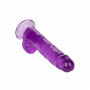 fallo anale e vaginale con ventosa e testicoli realistico dildo stimolatore