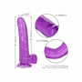 fallo anale e vaginale con ventosa e testicoli realistico dildo stimolatore