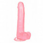 fallo realistico dildo stimolante anale e vaginale con ventosa e testicoli