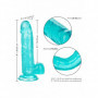 fallo realistico dildo anale e vaginale stimolatore con ventosa e testicoli