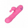 Vibratore doppio vaginale clitoride dildo rabbit fallo vibrante in silicone real