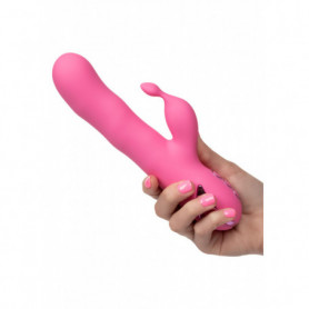 Vibratore doppio vaginale clitoride dildo rabbit fallo vibrante in silicone real
