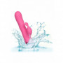 Vibratore doppio vaginale clitoride dildo rabbit fallo vibrante in silicone real