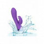 Vibratore doppio dildo liscio vaginale rabbit stimola clitoride fallo vibrante