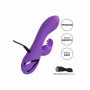 Vibratore doppio dildo liscio vaginale rabbit stimola clitoride fallo vibrante