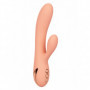 Vibratore vaginale rabbit doppio dildo fallo liscio vibrante stimola clitoride