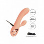 Vibratore vaginale rabbit doppio dildo fallo liscio vibrante stimola clitoride