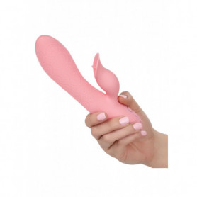Vibratore rabbit vaginale clitoride morbido dildo liscio doppio fallo vibrante